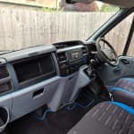 NO VAT - 2009 Ford transit 115 T350 MEDIUM WHEEL BASE  med roof RWD 2.4 TDCI (chain belt) panel van 119K MILES . 12 MONTH MOT. - Thumbnail 5