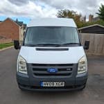 NO VAT - 2009 Ford transit 115 T350 MEDIUM WHEEL BASE  med roof RWD 2.4 TDCI (chain belt) panel van 119K MILES . 12 MONTH MOT. - Thumbnail 8