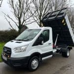 2020 (70) FORD TRANSIT 350 L2 2.0 TDCI ECOBLUE 130BHP DRW SINGLE CAB TIPPER - ONLY 28000 MILES!! - Thumbnail 1