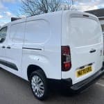 Peugeot Partner 1.5 BHDi Professional LWB Van 1 Owner Full History Air Con Carplay 73,900 Miles £9,499 NO VAT - Thumbnail 2