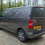 Toyota Proace Design, MWB,2L Diesel. (120PS),Manual,grey. ULEZ Compliant. 3 seats, 6doors. Full Toyota service history One year MOT. Toyota warranty (Excellent condition and Very low mileage) NO VAT - Thumbnail 3