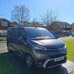Toyota Proace Design, MWB,2L Diesel. (120PS),Manual,grey. ULEZ Compliant. 3 seats, 6doors. Full Toyota service history One year MOT. Toyota warranty (Excellent condition and Very low mileage) NO VAT - Thumbnail 9