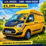 “BANANAVAN” FOR SALE – Ford Transit Custom LWB High Roof – £5,299 🍌 👉 the number of sevens is negotiable 😉 - Thumbnail 7
