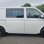 VW Transporter crew cab, 74K, double electric sliders, leather seats - Thumbnail 4