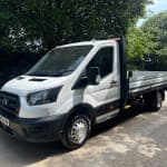 2020 (70) FORD TRANSIT 350 L4 2.0 TDCI ECOBLUE 130BHP RWD XLWB 4.2M DROPSIDE - ONLY 40000 MILES! - Thumbnail 1