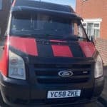 Red ford transit 2008 - Thumbnail 1