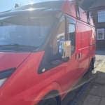 Red ford transit 2008 - Thumbnail 2