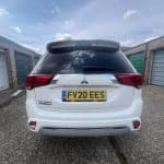 Mitsubishi Outlander 2.4h TwinMotor PHEV Reflex Plus CVT 4WD Commercial Van with fitted internal storage drawers and large boot space. - Thumbnail 4