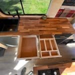 2013 VW Crafter LWB - Professionally converted, wooden interior, low mileage campervan - Thumbnail 2