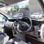 Vauxhall Vivaro 2008 – £1600 Reliable used work van. 2008 (58 plate), silver, fitted with roof rack, tow bar, full plywood lining and custom wooden shelving. Ideal cheap van for work, trades or first-time buyers. Starts and drives well. Ready to work - Thumbnail 1