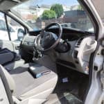 Vauxhall Vivaro 2008 – £1600 Reliable used work van. 2008 (58 plate), silver, fitted with roof rack, tow bar, full plywood lining and custom wooden shelving. Ideal cheap van for work, trades or first-time buyers. Starts and drives well. Ready to work - Thumbnail 4