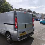 Vauxhall Vivaro 2008 – £1600 Reliable used work van. 2008 (58 plate), silver, fitted with roof rack, tow bar, full plywood lining and custom wooden shelving. Ideal cheap van for work, trades or first-time buyers. Starts and drives well. Ready to work - Thumbnail 2