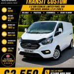 2019 FORD TRANSIT CUSTOM Diesel Panel Van | 6 Speed | 53k Miles | Excellent Condition | * * NO VAT * *💪 - Thumbnail 1