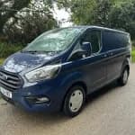 2021 (21) FORD TRANSIT CUSTOM 320 TREND L1 H1 2.0 ECOBLUE 130BHP SWB LOW ROOF VAN - ONLY 47000 MILES! - Thumbnail 1