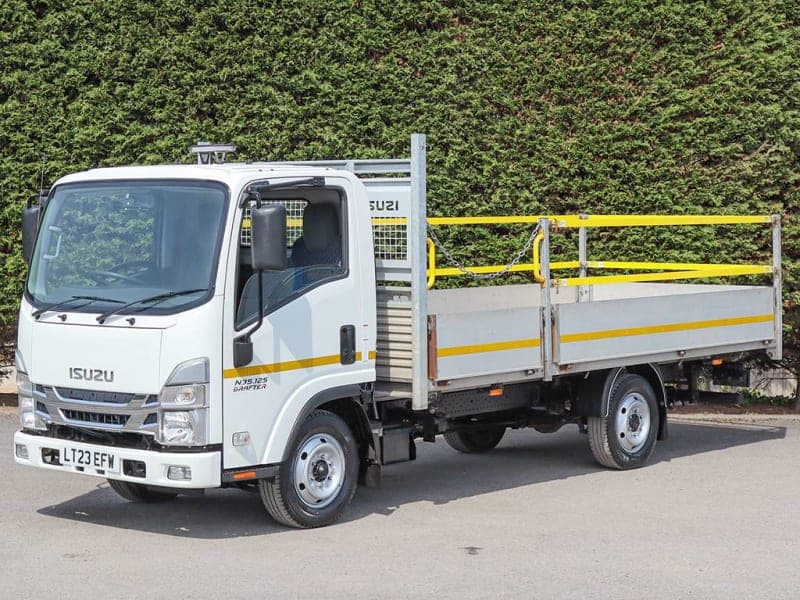 2023 (23) Isuzu Grafter N35 125s 14'11"/4.5M Extra LWB Alloy Sided Dropside Pick Up