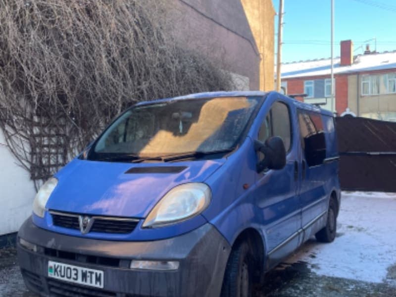 2003 Vauxhall Vivaro – Camper Ready