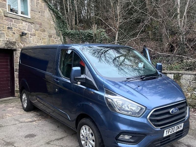 Ford transit custom limited 2020 blue