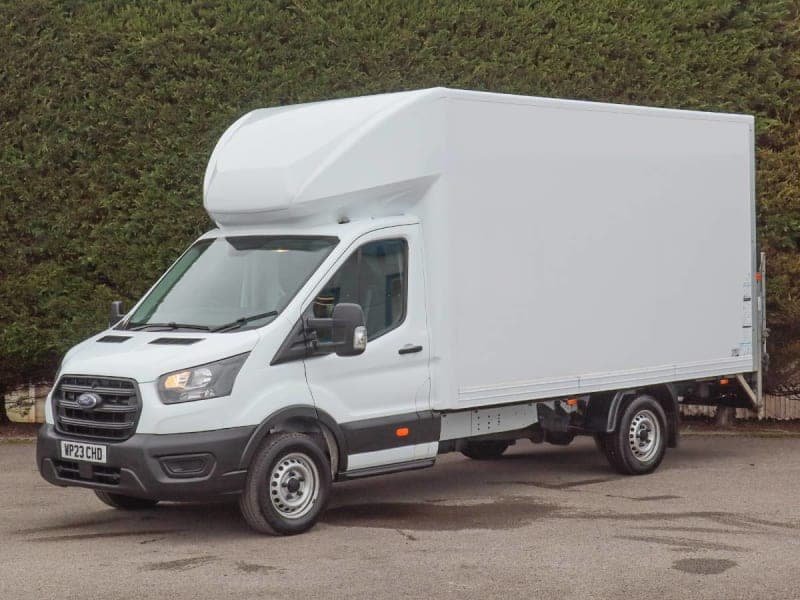 2023 (23) Ford Transit 350 RWD Eco Blue Leader 2.0TDCI, Euro 6, 130PS,13'8"/4.1M L4 XLWB Luton Box Van