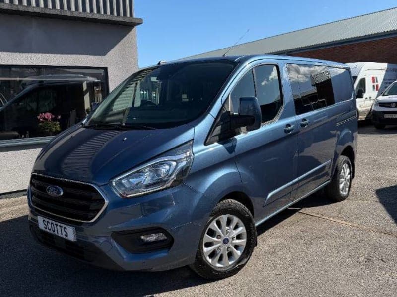 Ford Transit Custom 2.0 EcoBlue CrewVan Limited SWB - DRIVE AWAY TODAY - WETBELT DONE ✅