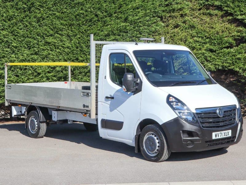 2021 (71) Vauxhall Movano F3500 FWD 13' L3 LWB Dropside Pick Up