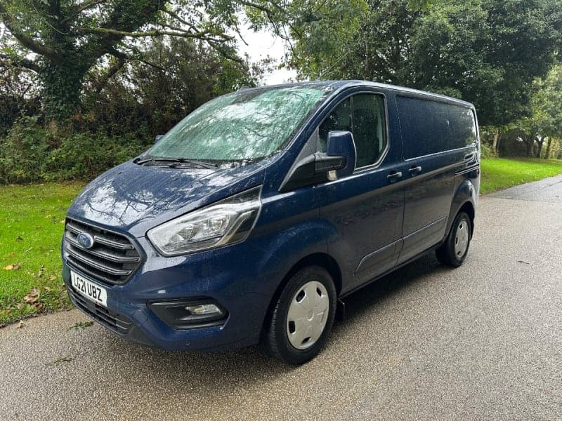 2021 (21) FORD TRANSIT CUSTOM 320 TREND L1 H1 2.0 ECOBLUE 130BHP SWB LOW ROOF VAN - ONLY 47000 MILES!