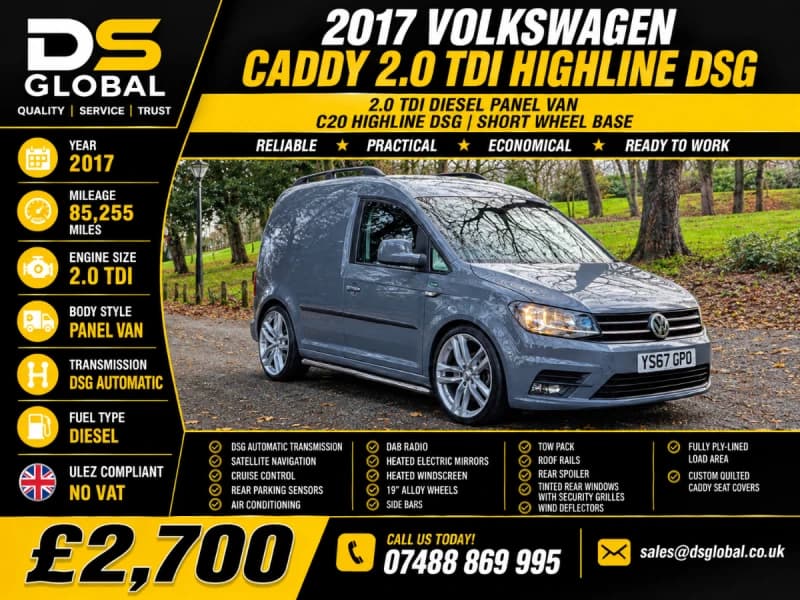 Volkswagen Caddy Panel Van 2.0 TDI BlueMotion Tech Highline (2017/67)