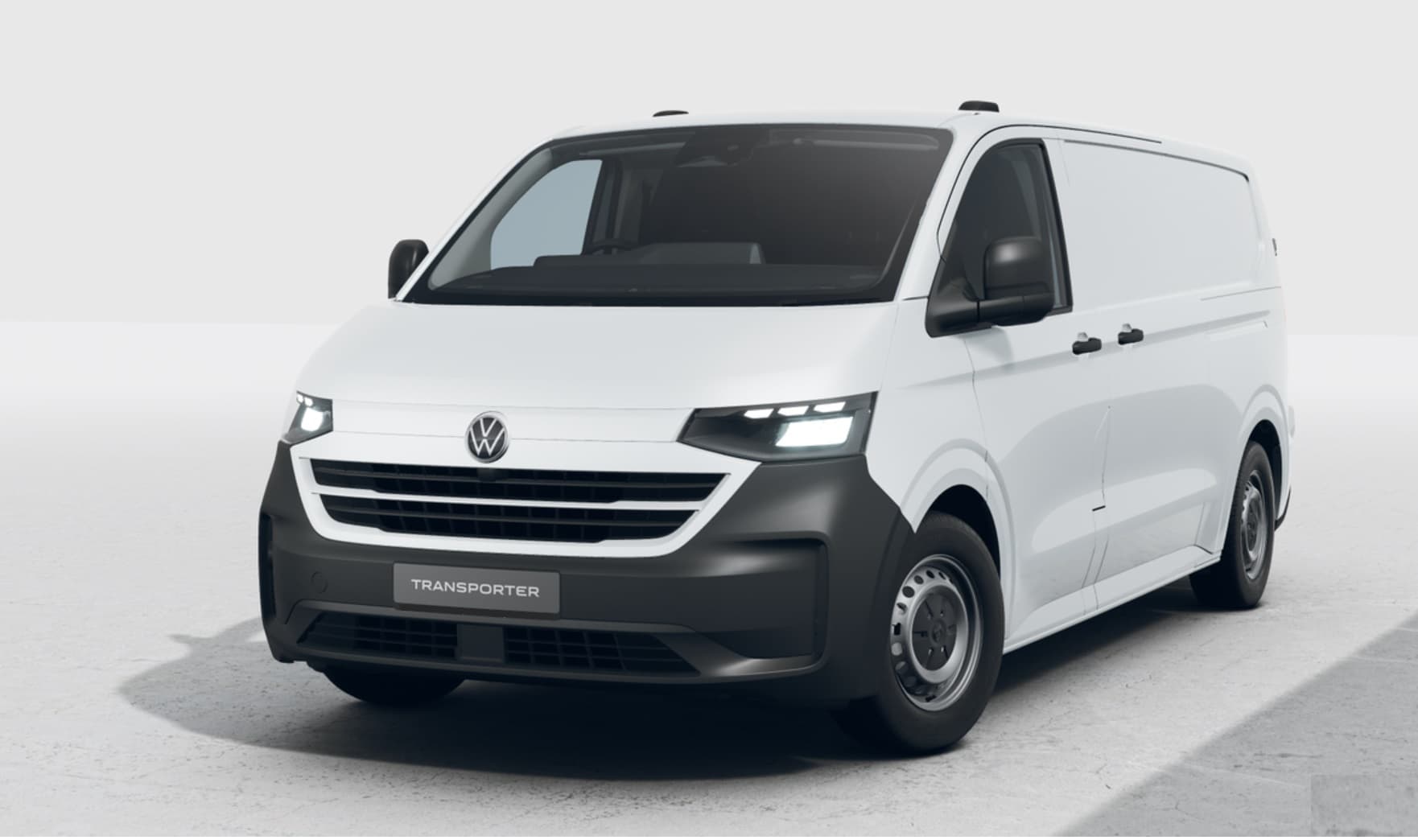 IN STOCK. NEW 2025 VW TRANSPORTER T28 COMMERCE LWB 110PS VAN CLEAR WHITE