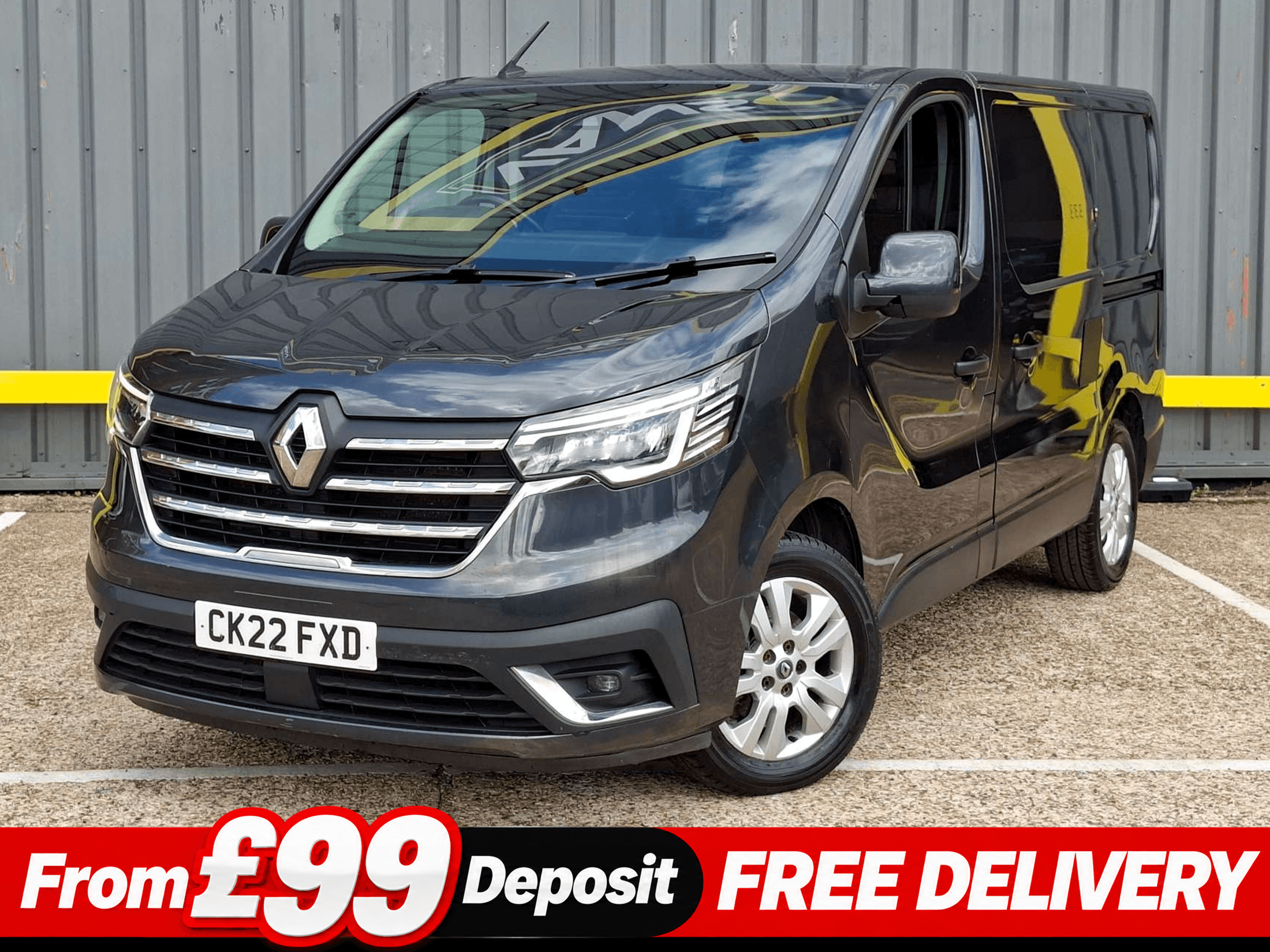 Renault Trafic 2.0 dCi Blue SL28 Sport Panel Van 5dr Diesel Manual L1 H1 Euro 6 (s/s) (130 ps)