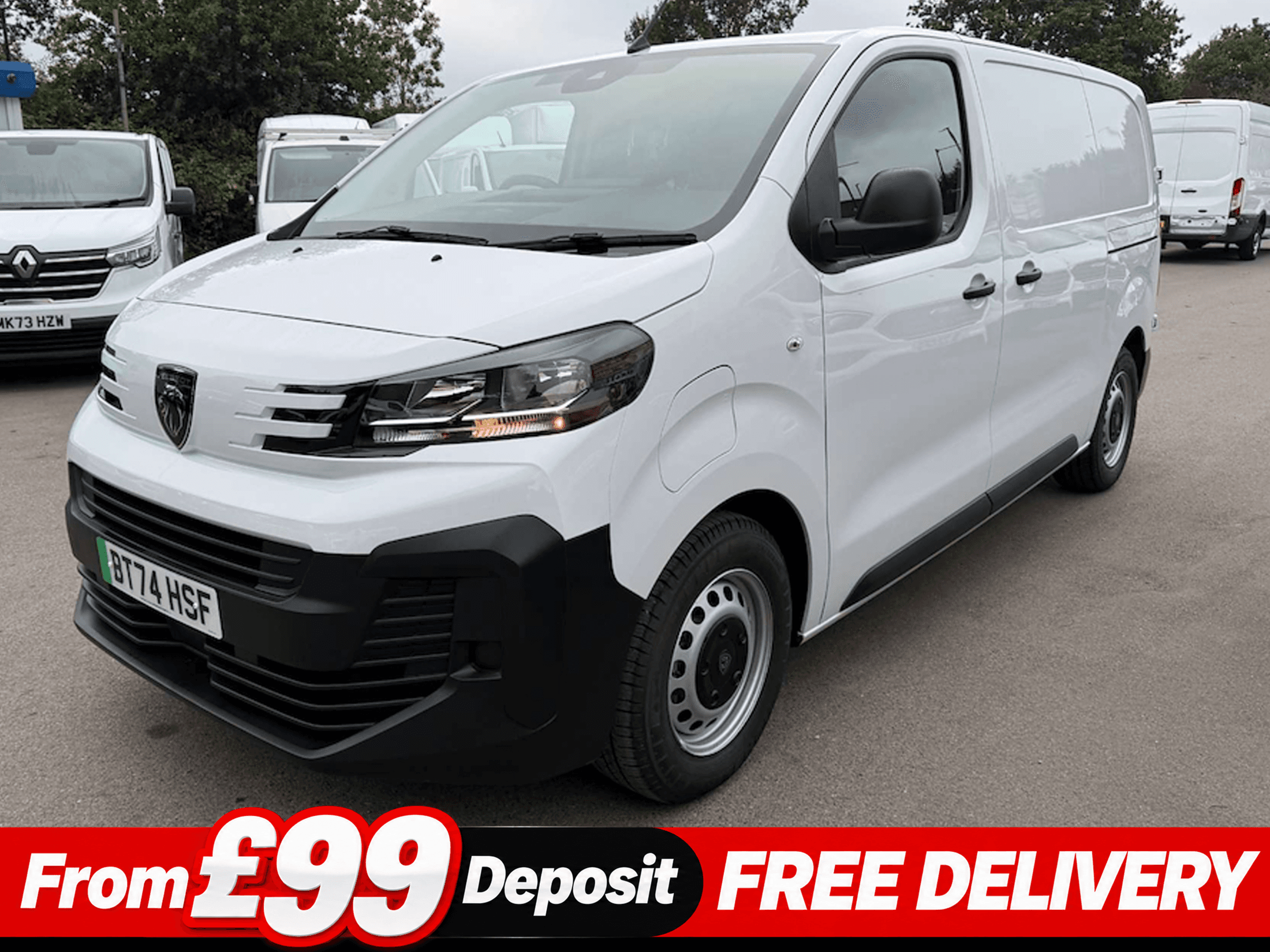Peugeot e-Expert 75kWh Professional Standard Panel Van 6dr Electric Auto MWB (11kW Charger) (136 ps)