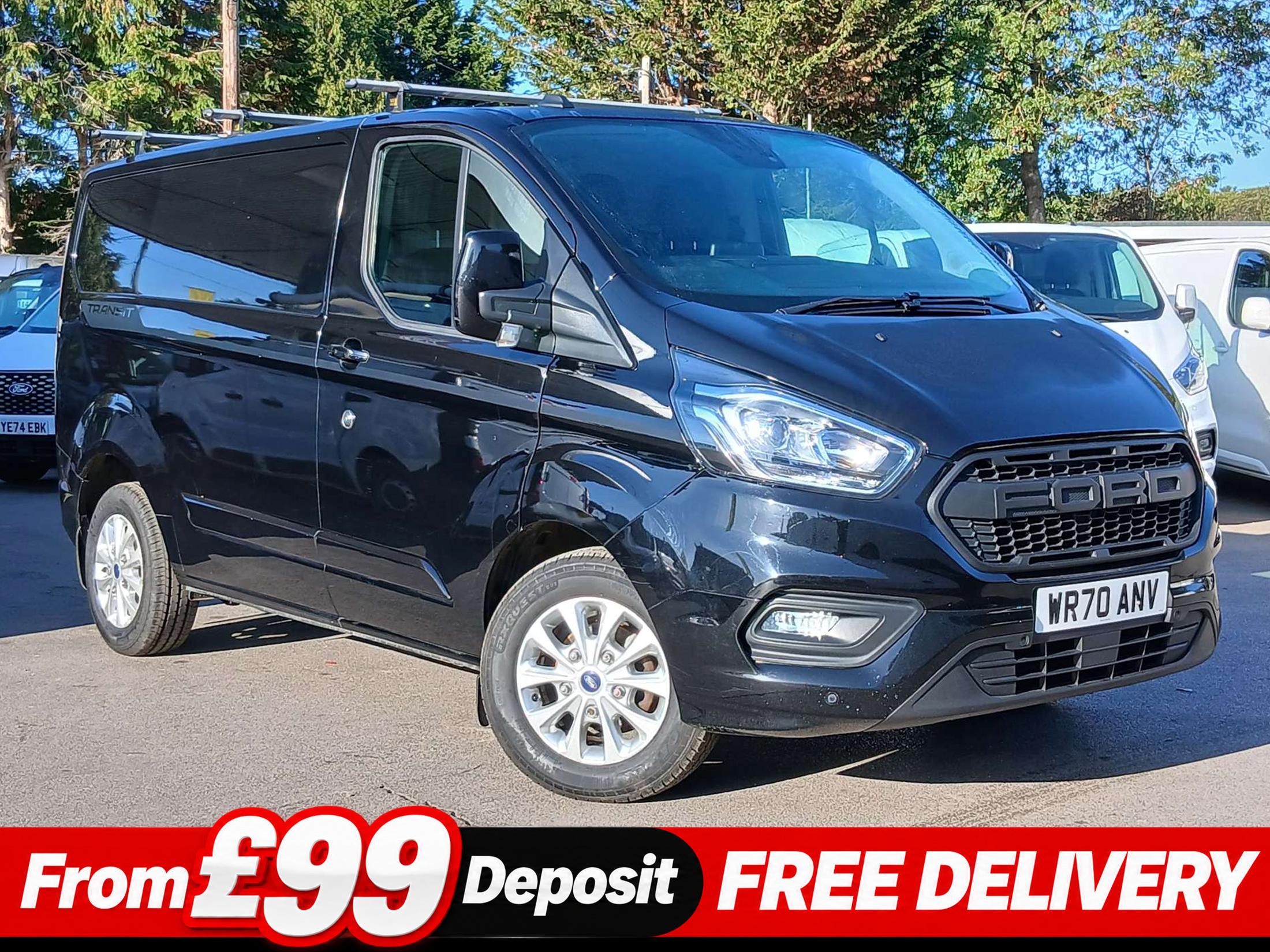 Ford Transit Custom 2.0 300 EcoBlue Limited Panel Van 5dr Diesel Auto L1 H1 Euro 6 (s/s) (130 ps)