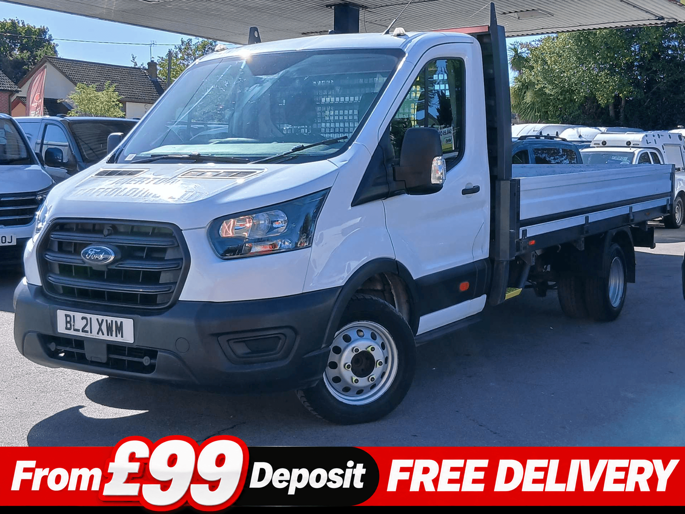 Ford Transit 2.0 350 EcoBlue HD Leader Chassis Cab 2dr Diesel Manual RWD L4 Euro 6 (s/s) (DRW) (130 ps)