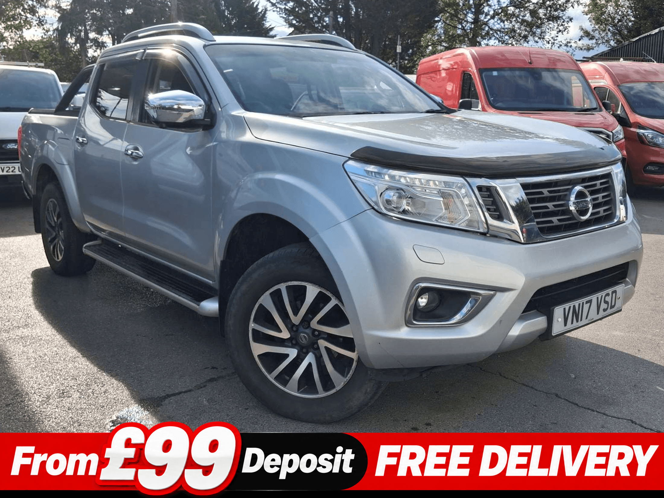 Nissan Navara 2.3 dCi Tekna Pickup Double Cab 4dr Diesel Manual 4WD Euro 6 (s/s) (190 ps)