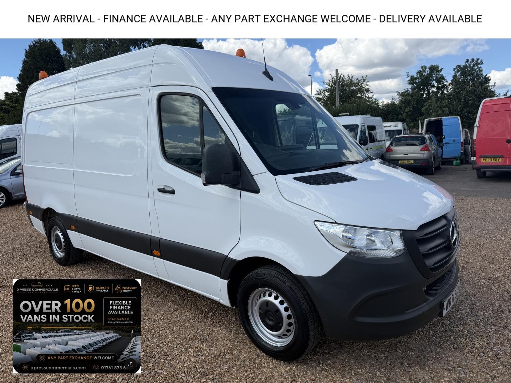 2021 Mercedes-Benz Sprinter 2.1 316 CDI Progressive Panel Van 5dr Diesel Manual RWD L2 H2 Euro 6 (s/s) (163 ps)