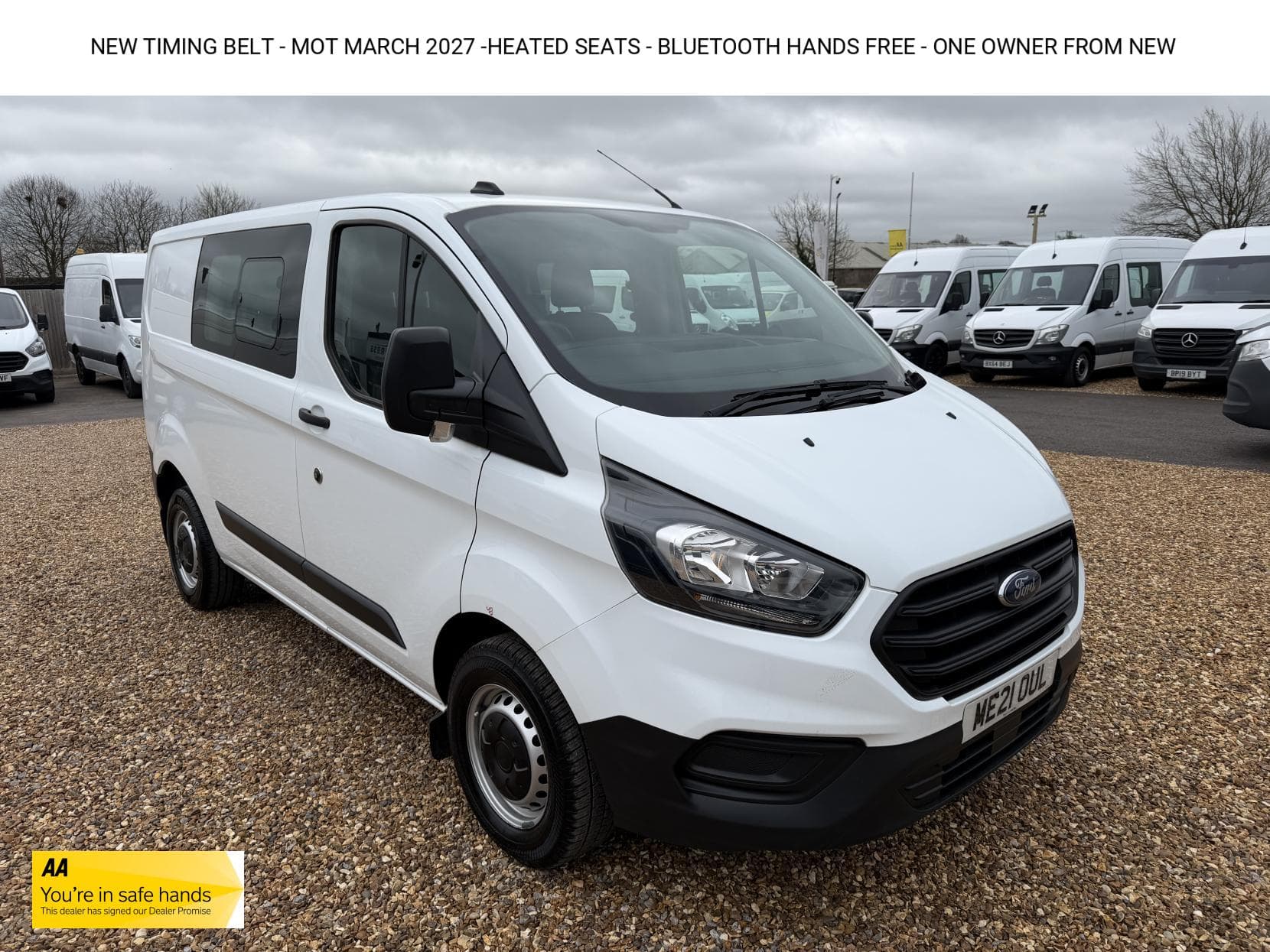 2021 Ford Transit Custom 2.0 280 EcoBlue Leader Crew Van Double Cab 5dr Diesel Manual L1 H1 Euro 6 (s/s) (105 ps)