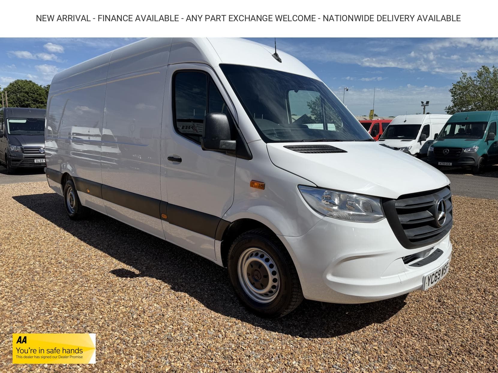 2019 Mercedes-Benz Sprinter 2.1 311 CDI Panel Van 5dr Diesel Manual RWD L3 H2 Euro 6 (114 ps)