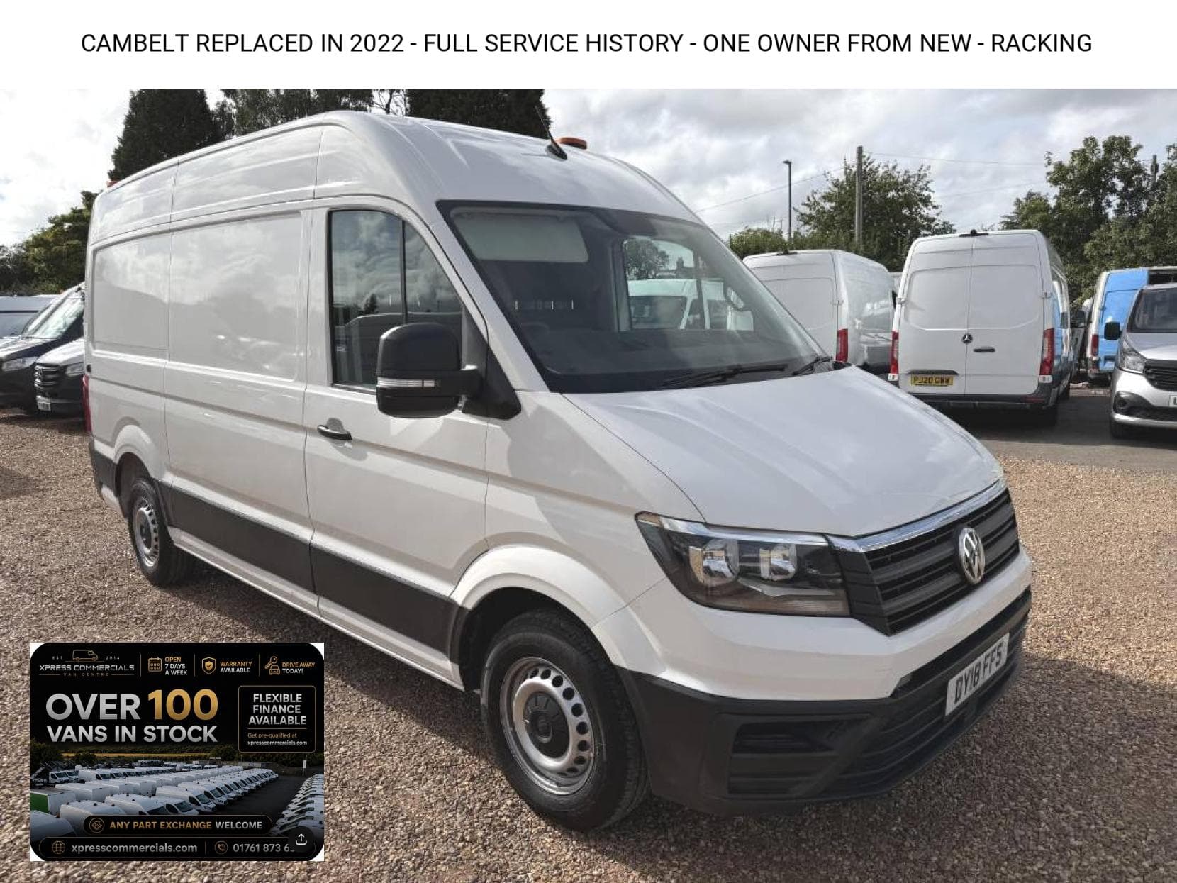 2018 Volkswagen Crafter 2.0 TDI CR35 BlueMotion Tech Startline Panel Van 5dr Diesel Manual FWD MWB High Roof Euro 6 (s/s) (140 ps)