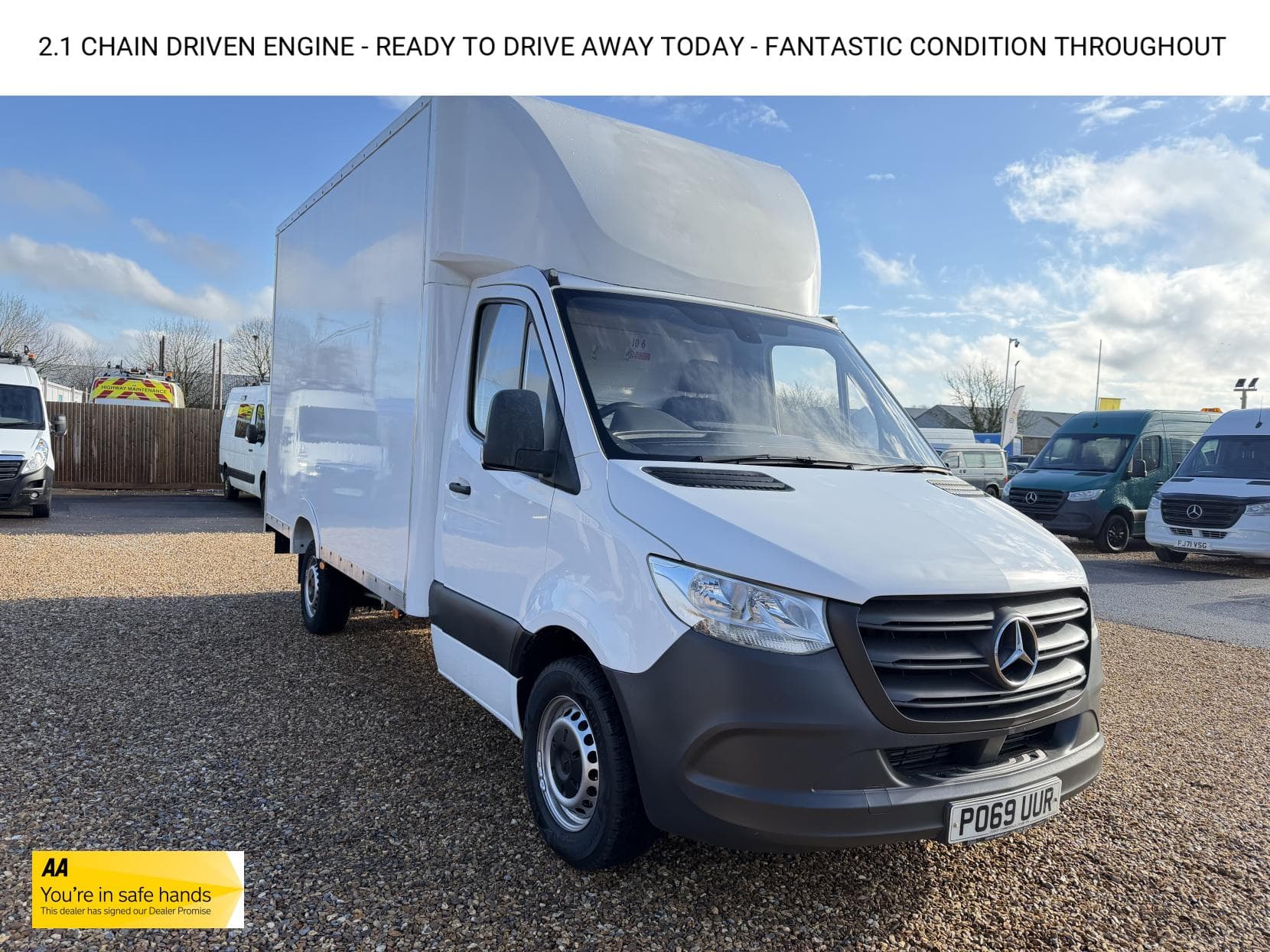 2019 Mercedes-Benz Sprinter 2.1 311 CDI Chassis Cab 2dr Diesel Manual FWD L2 Euro 6 (114 ps)