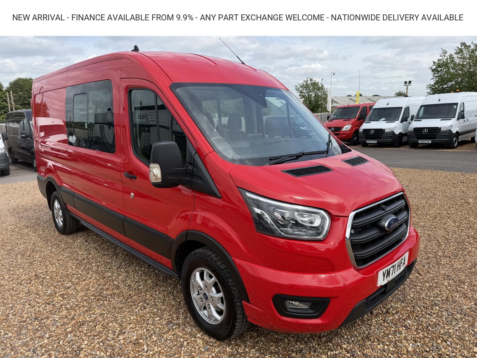 2022 Ford Transit 2.0 350 EcoBlue MHEV Limited Crew Van Double Cab 6dr Diesel Manual RWD L3 H2 Euro 6 (s/s) (130 ps)