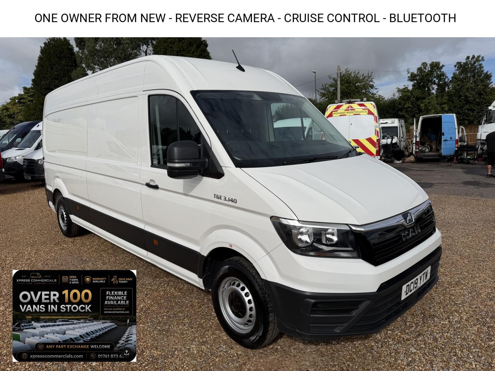 2019 MAN TGE 2.0 3140d Panel Van 5dr Diesel Manual FWD LWB High Roof Euro 6 (s/s) (140 ps)