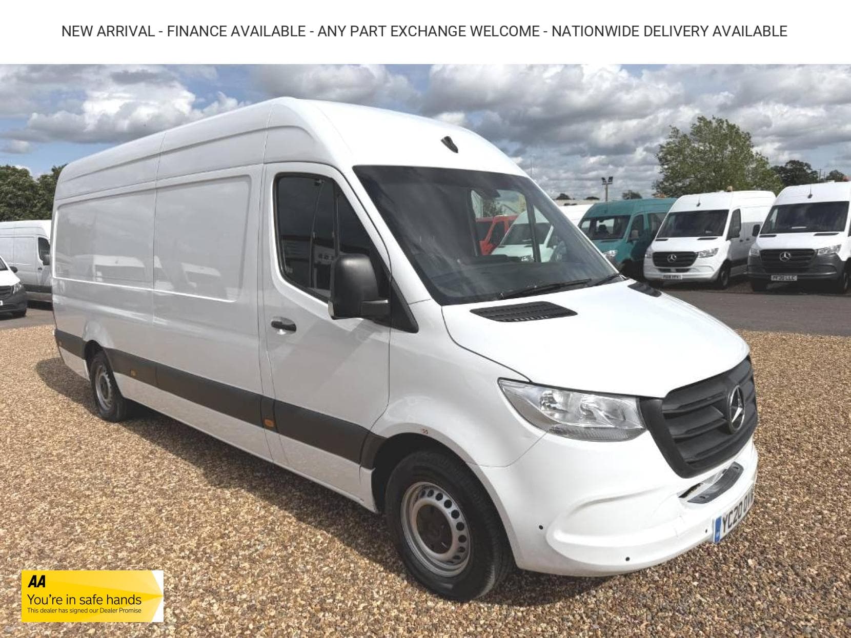 2020 Mercedes-Benz Sprinter 2.1 314 CDI Panel Van 5dr Diesel Manual RWD L3 H2 Euro 6 (143 ps)