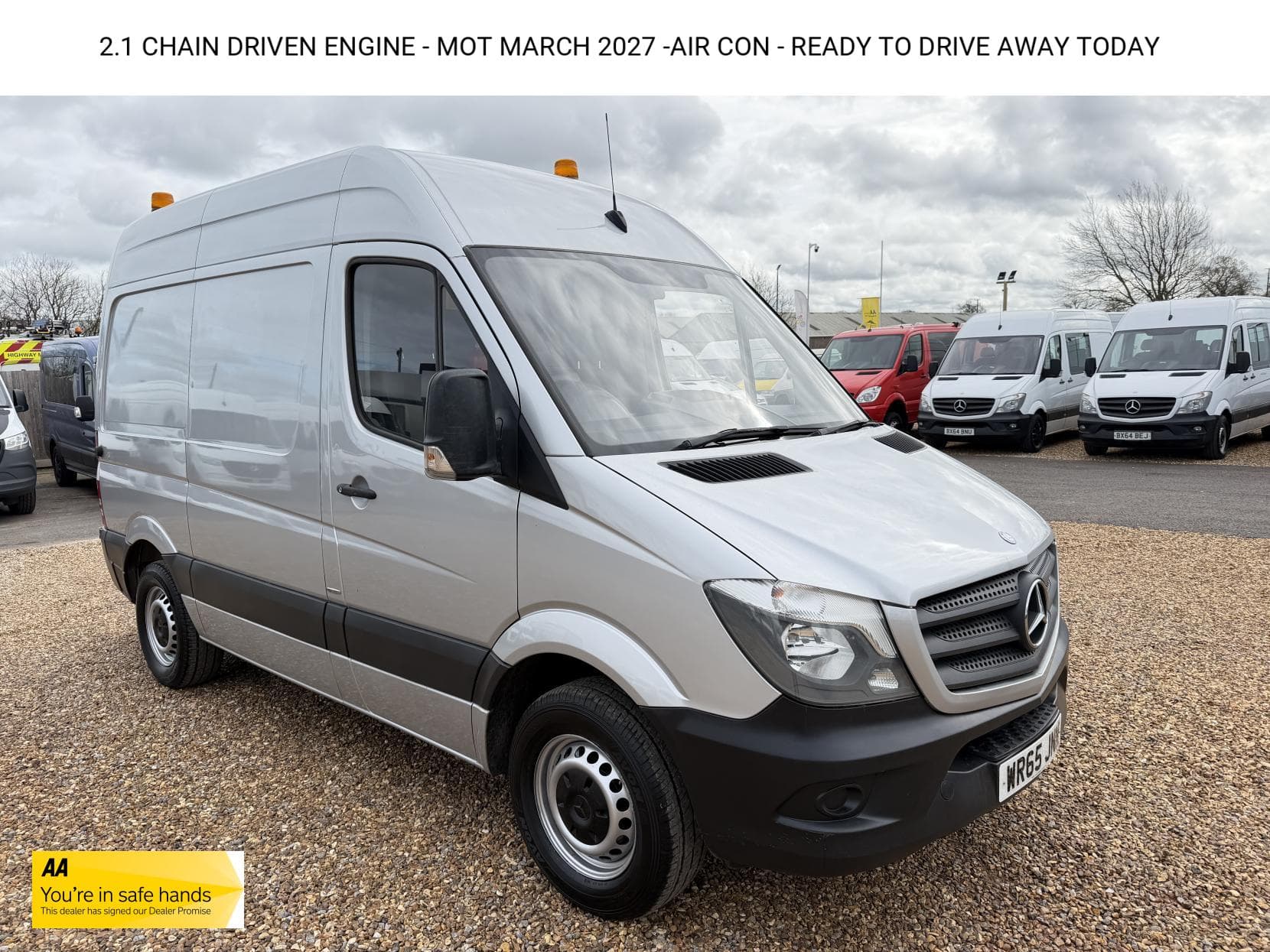 2015 Mercedes-Benz Sprinter 2.1 313 CDi BlueEFFICIENCY Panel Van 4dr Diesel Manual RWD L1 H3 (211 g/km, 129 bhp)