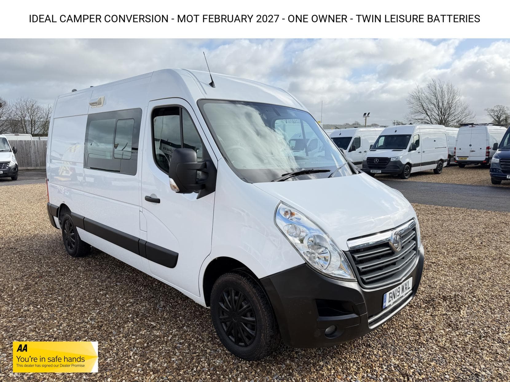 2019 Vauxhall Movano 2.3 CDTi 3500 Panel Van 5dr Diesel Manual FWD L2 H2 Euro 6 (130 ps)