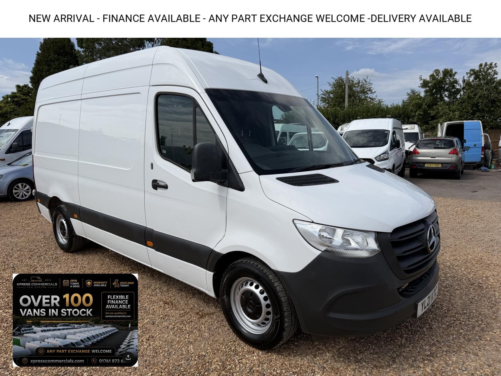 2021 Mercedes-Benz Sprinter 2.1 316 CDI Progressive Panel Van 5dr Diesel Manual RWD L2 H2 Euro 6 (s/s) (163 ps)