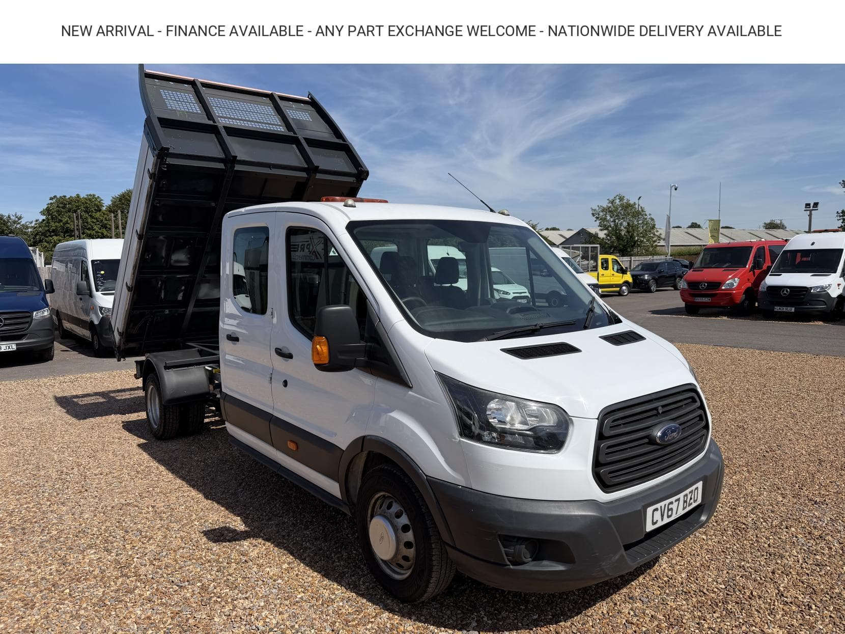 2017 Ford Transit 2.0 350 EcoBlue 1-Way Double Tipper Double Cab 4dr Diesel Manual RWD L3 Euro 6 (1-Way, 1-Stop) (130 ps)