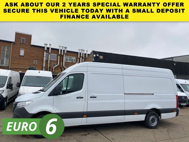 2020 Mercedes-Benz Sprinter 2.1 Diesel – High Roof, Long Wheelbase, 105k Miles, Fitted Shelving – Leicester LE18
