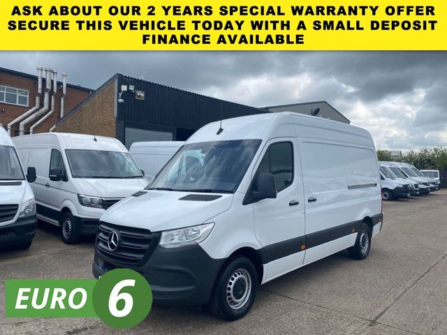 2020 Mercedes-Benz Sprinter 2.1 Diesel – High Roof, Reversing Camera, 130k Miles, Fitted Shelving – Leicester
