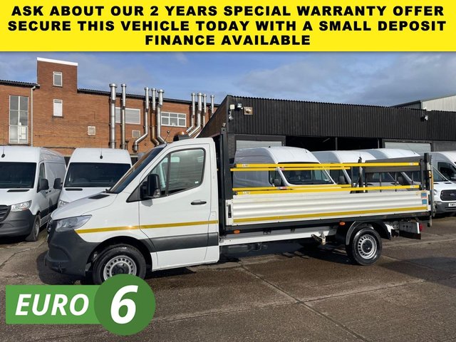 2020 Mercedes-Benz Sprinter 2.1 Diesel – Long Wheelbase, Shelving, Tail Lift, 104k Miles – Leicester
